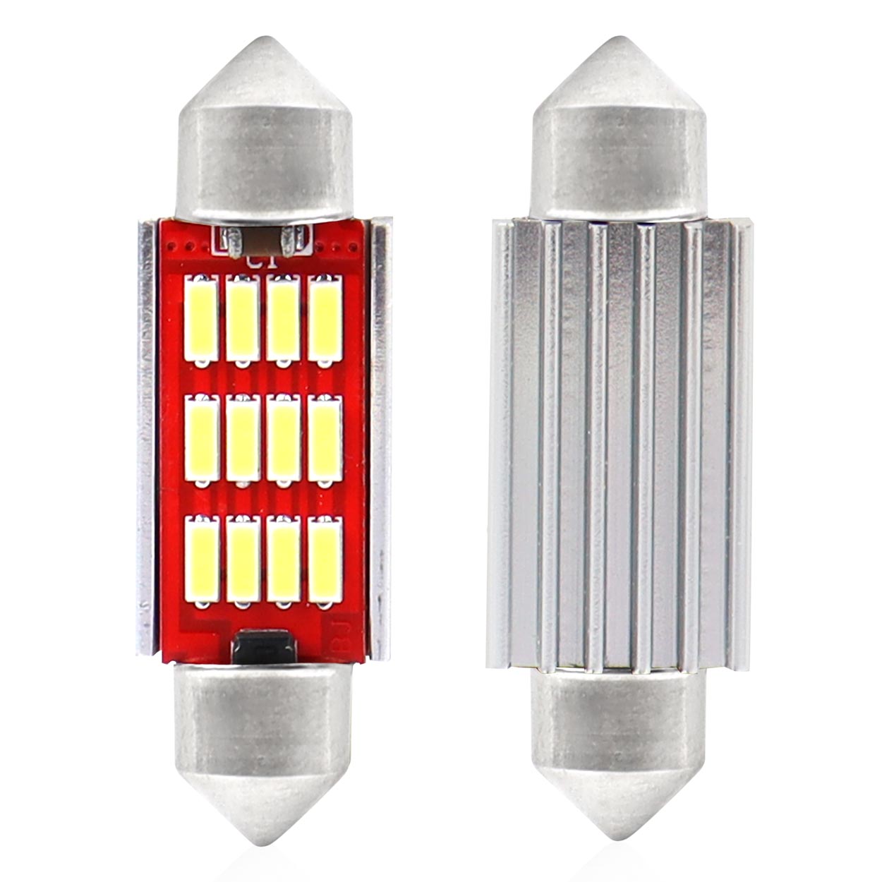 LED CANBUS 4014 12SMD Festoon C5W/C10W/C3W 36mm e bardhë 12V/24V
