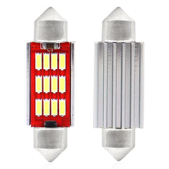 LED CANBUS 4014 12SMD Festoon C5W/C10W/C3W 36mm e bardhë 12V/24V-2