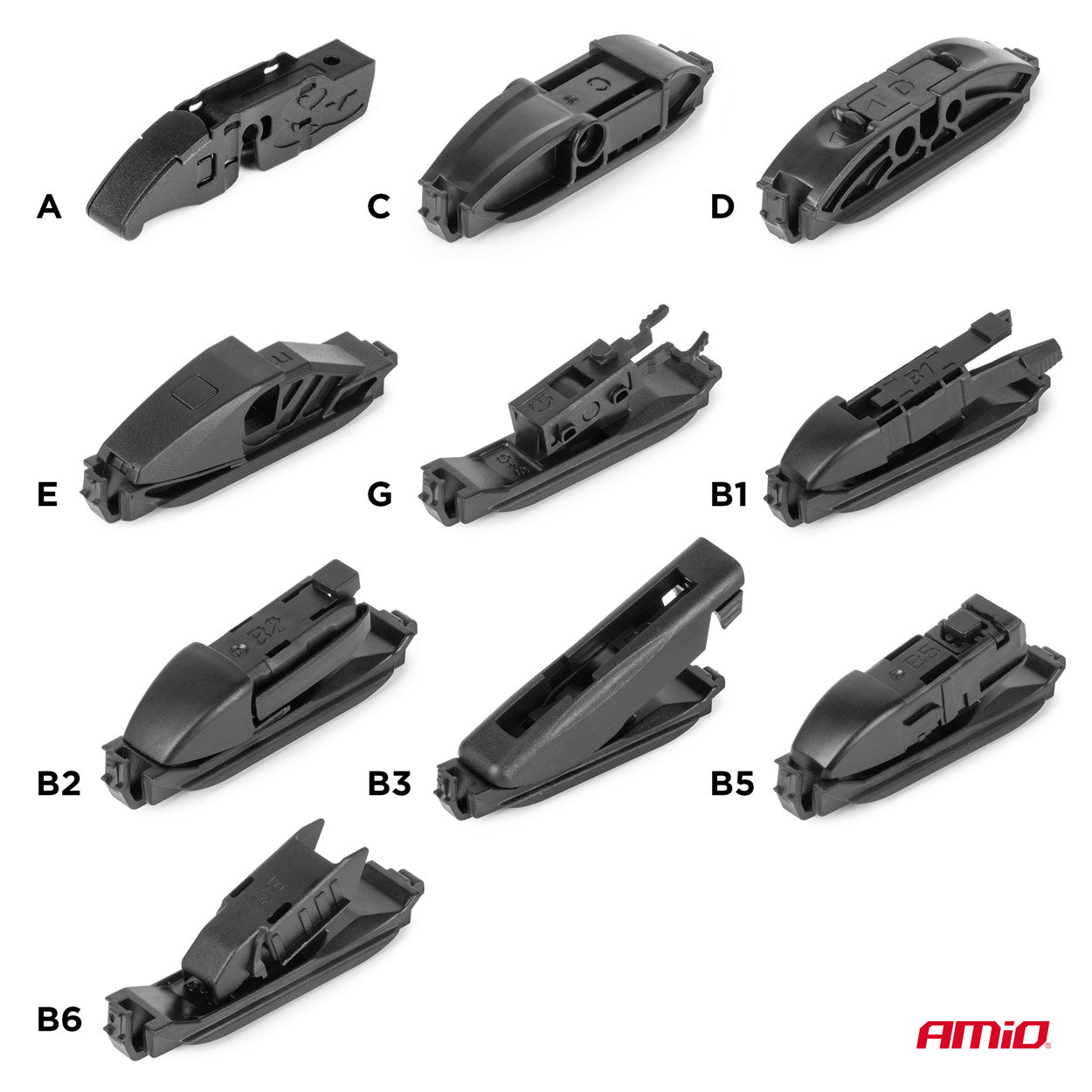 Fshirëse xhami hibride MultiConnect 24" (600 mm) me 11 adapterë