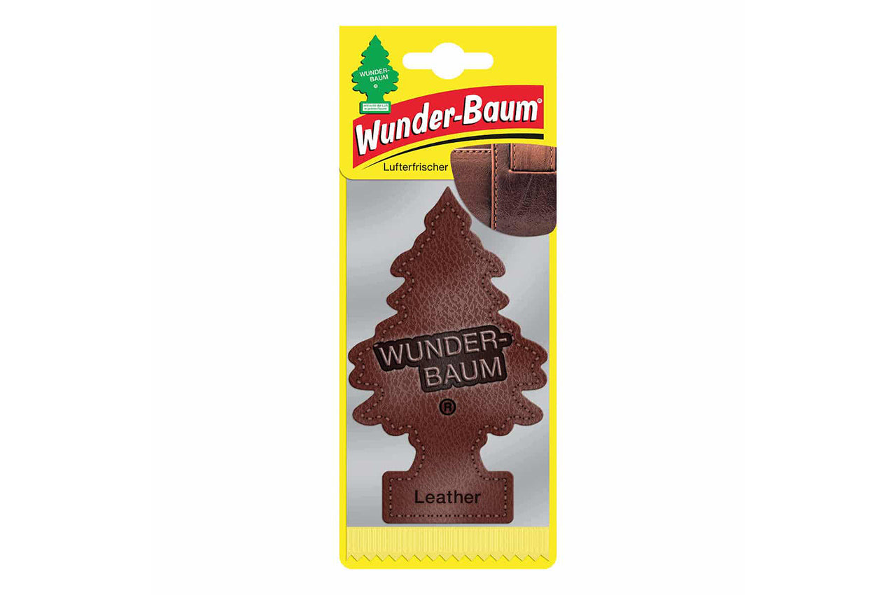 Air Car Freshener Wunder Baum - Leather-1