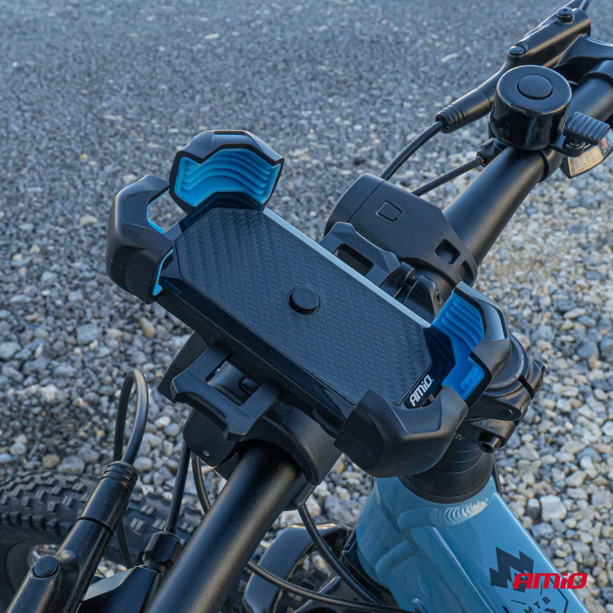 Mbajtëse telefoni për biçikletë, motoçikletë dhe skuter me rrotullim 360°-2
