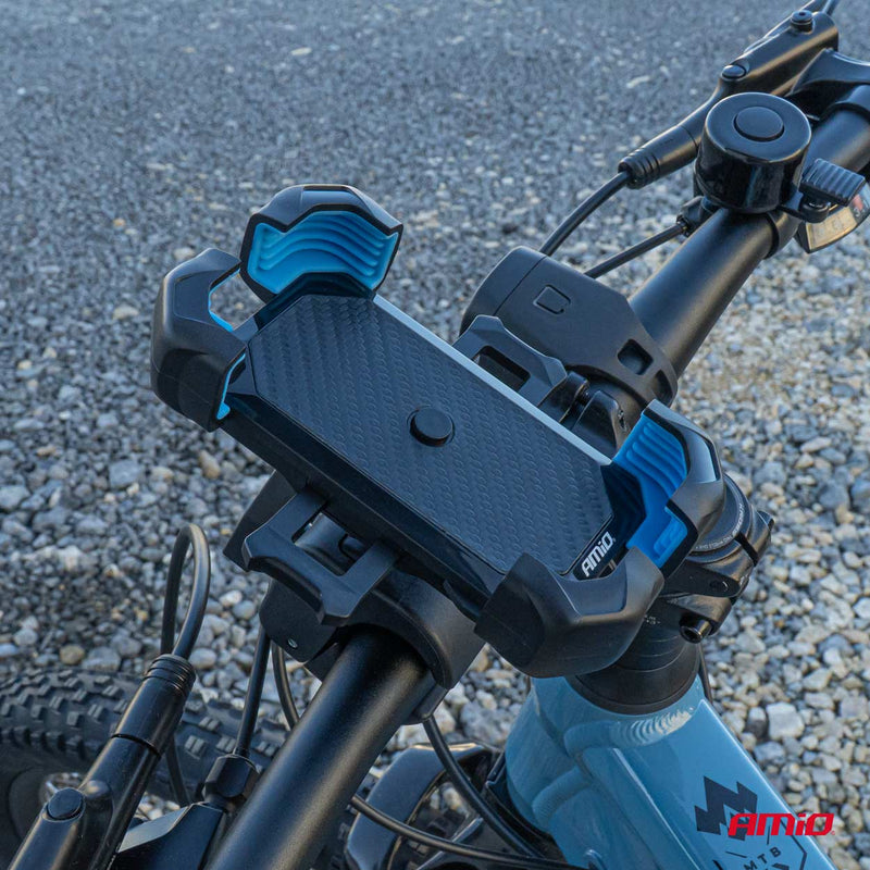 Mbajtëse telefoni për biçikletë, motoçikletë dhe skuter me rrotullim 360°-2