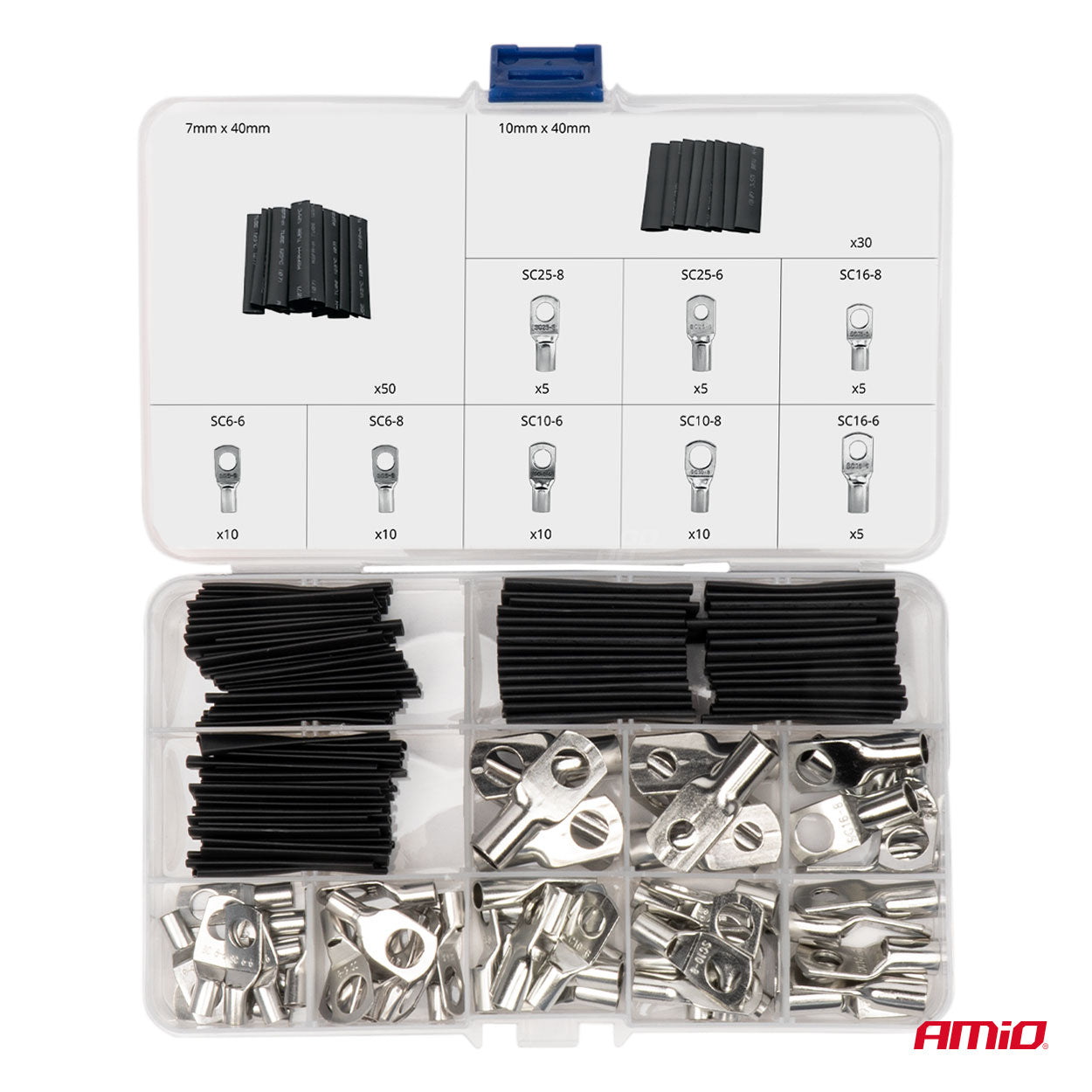Set konektorësh dhe tuba termokurës 140 copë-2