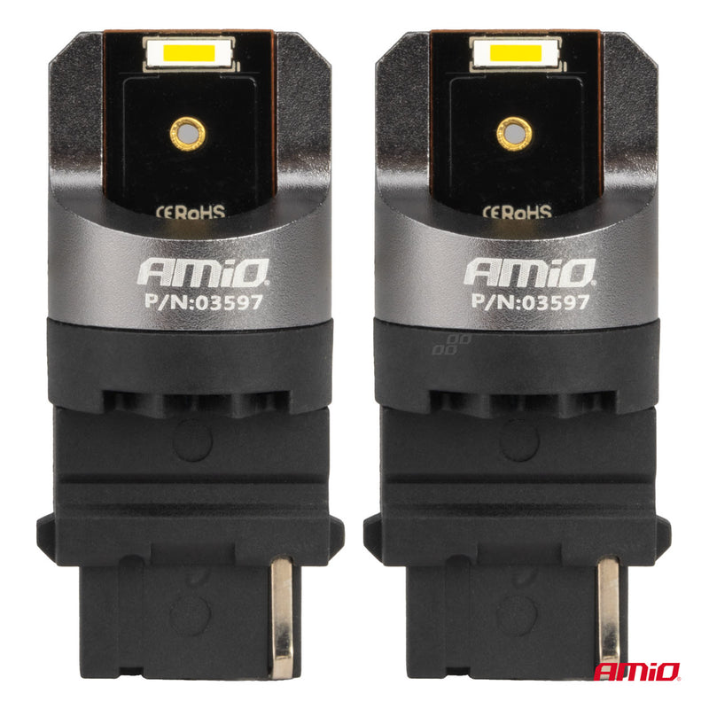 Poç LED CANBUS PRO series 3156 P27W 2x1860 SMD i bardhë 12/24V FULL CANBUS-2