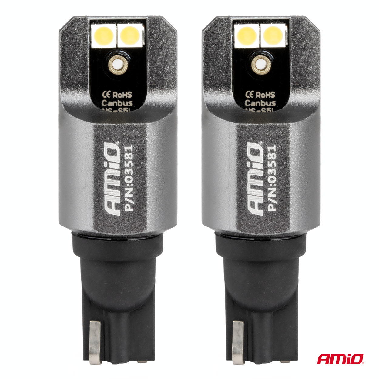 Drita LED CANBUS PRO T15 W16W 4x3030 SMD të bardha 12/24V FULL CANBUS