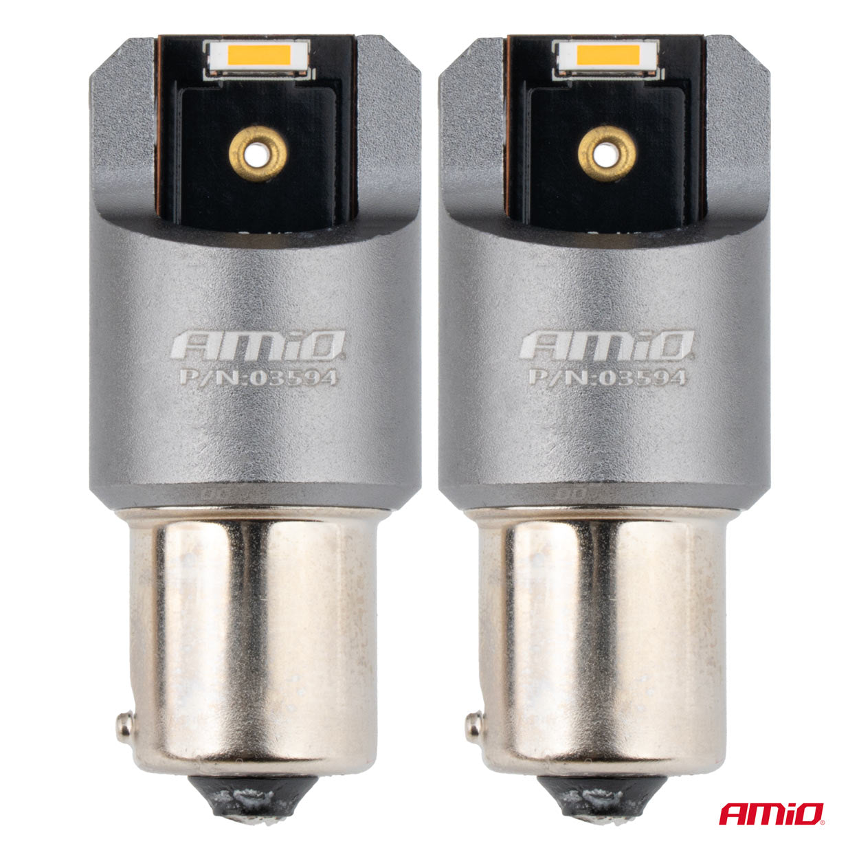Poç LED CANBUS PRO series PY21W 2x1860 SMD i verdhë (amber) 12V/24V
