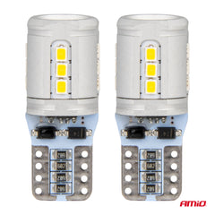 Drita LED CANBUS T10e W5W 15x2016 SMD të bardha 12V/24V-3