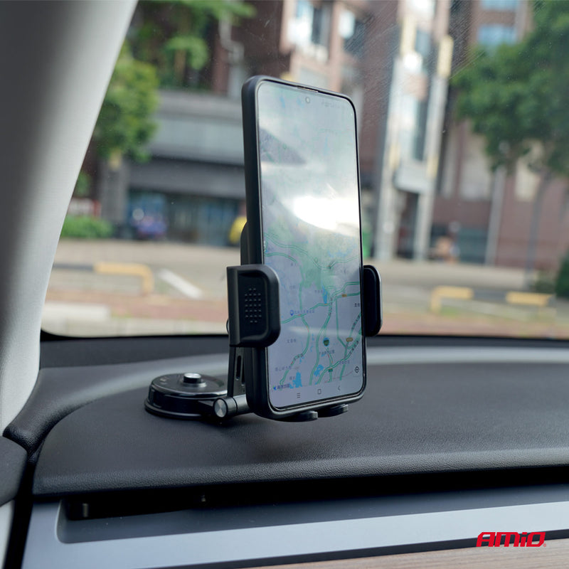 Mbajtëse telefoni për dashboard me rrotullim 360°-2