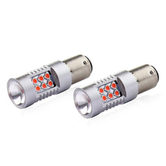 LED CANBUS 3030 24SMD 1157 BAY15D PR21/5W, e kuqe 12V/24V-2