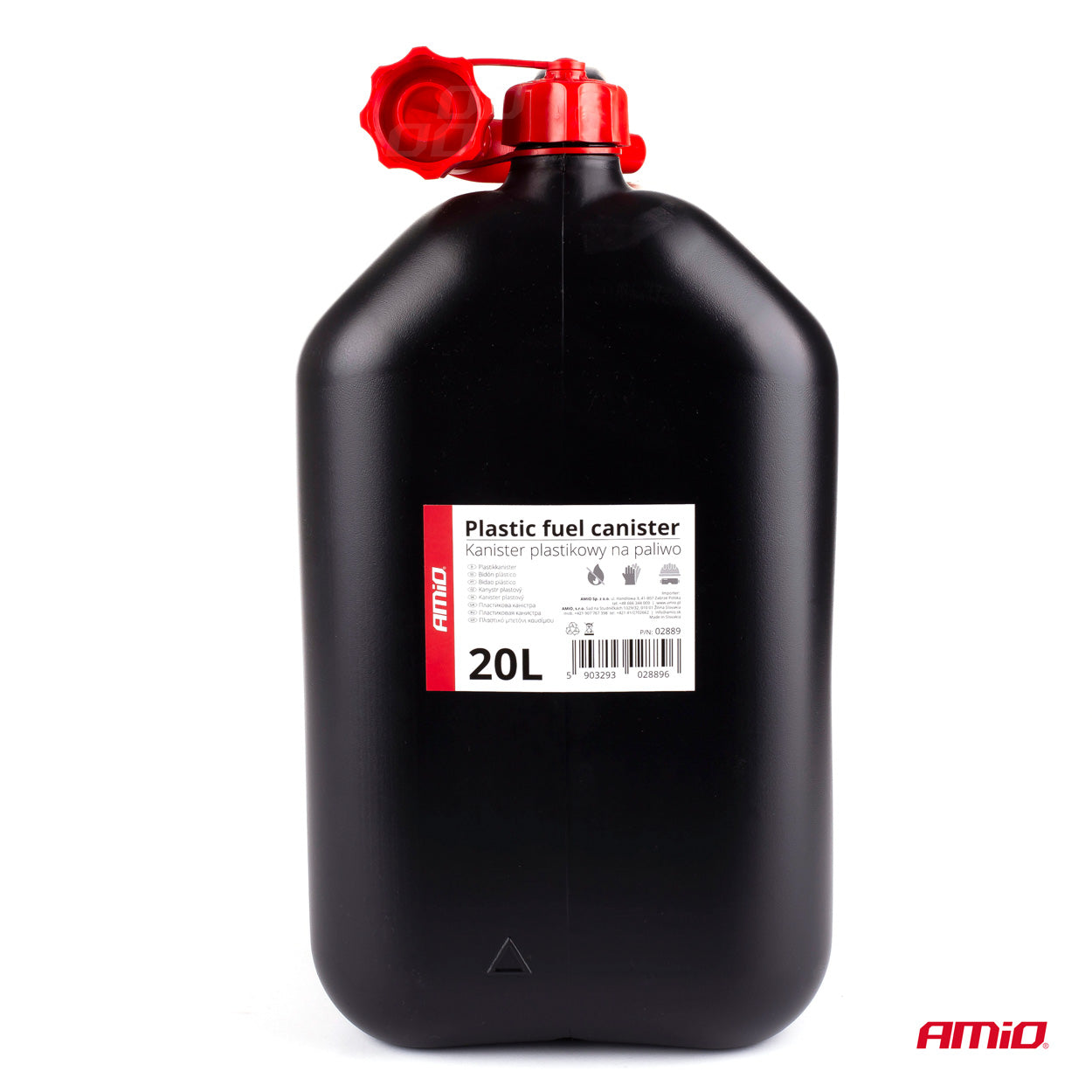 Bidon plastik për karburant 20L, i zi-2
