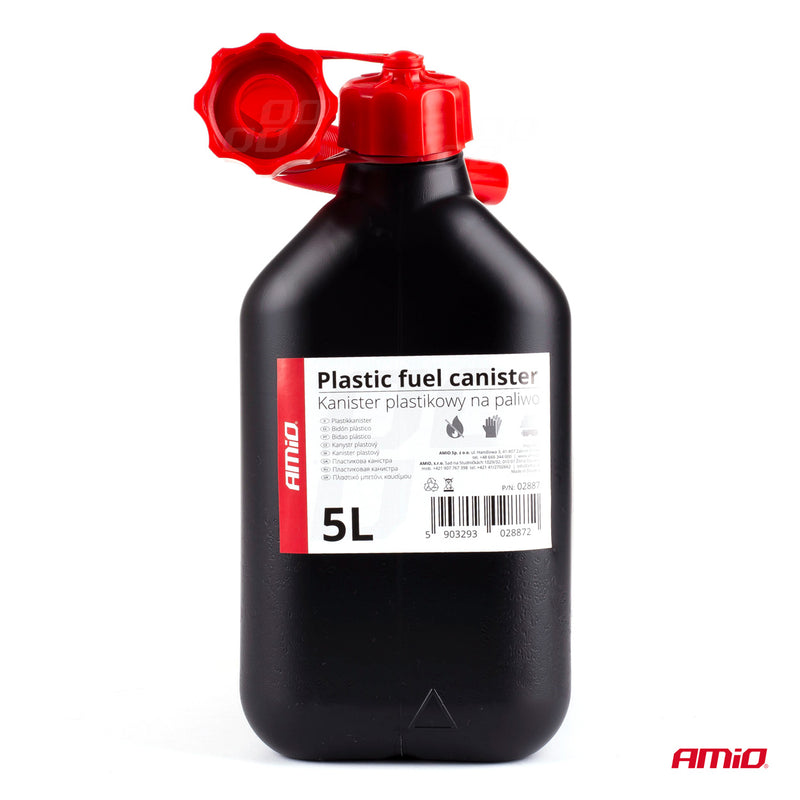 Bidon plastik për karburant 5L, i zi-2