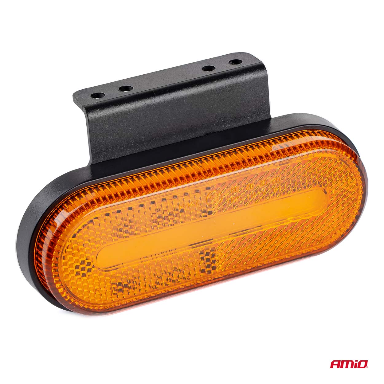 Dritë LED konturuese marker AMiO OM-01-O ovale, portokalli
