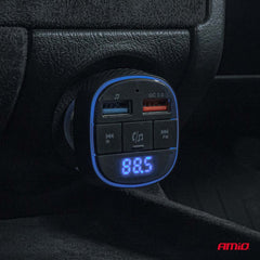 Transmetues FM për veturë 2×USB-A 12V/24V-3