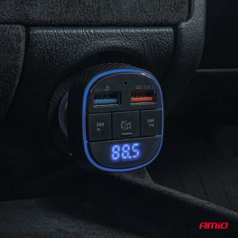 Transmetues FM për veturë 2×USB-A 12V/24V-3