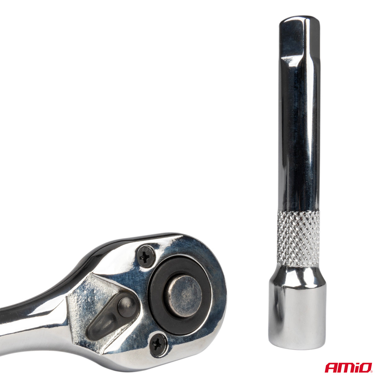 Set çelësash me rrathë dhe mekanizëm ratchet, matës metrik, 11 copë (1/2" 10–24 mm)