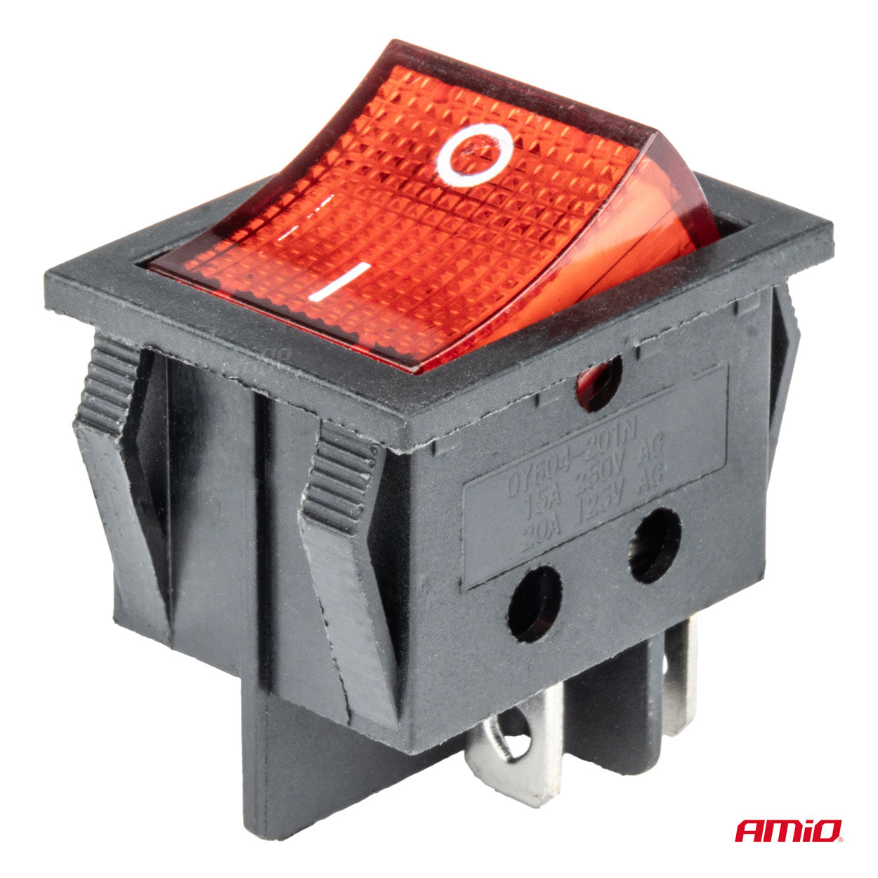 Çelës drejtkëndor 12V/230V (me dritë të kuqe) BU02-2
