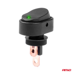 Ndërprerës eliptik me dritë të gjelbër 12/24V max 30A ON/OFF-2