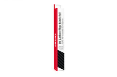 Folje karboni 3D e zezë për veturë, 30cm x 150cm-3
