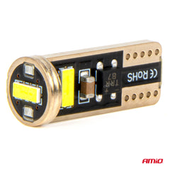 Drita LED CANBUS T10e W5W 3x2055 SMD të bardha 12V/24V-3
