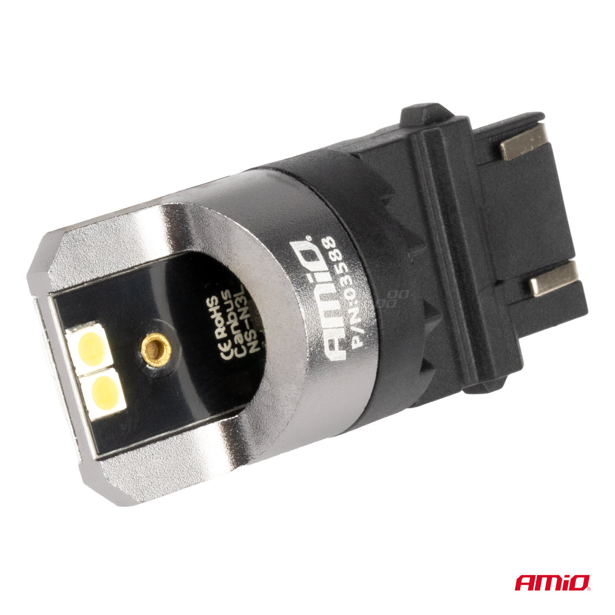 Poç LED CANBUS PRO series 3157 P27/7W 4x3030 SMD i bardhë 12/24V-3