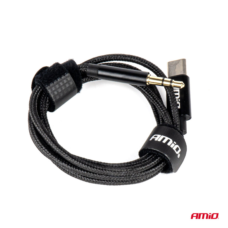 Kabllo USB-C në AUX Mini Jack 3.5mm 1m-3