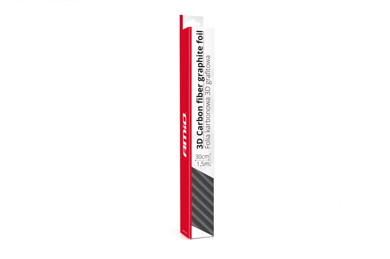 Folje karboni 3D grafit për veturë, 30cm x 150cm-3