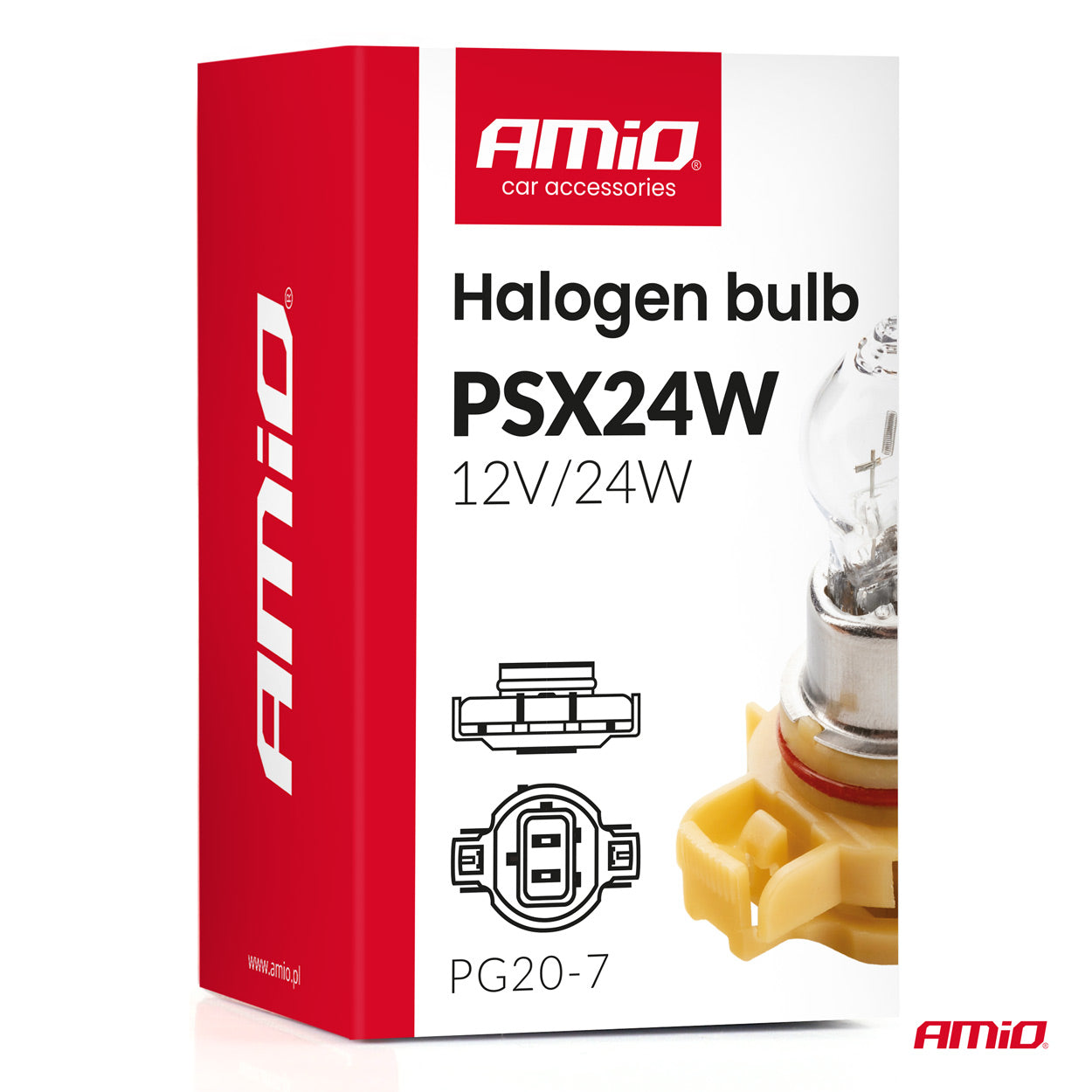 Dritë halogjene PSX24W PG20-7 12V 24W-3