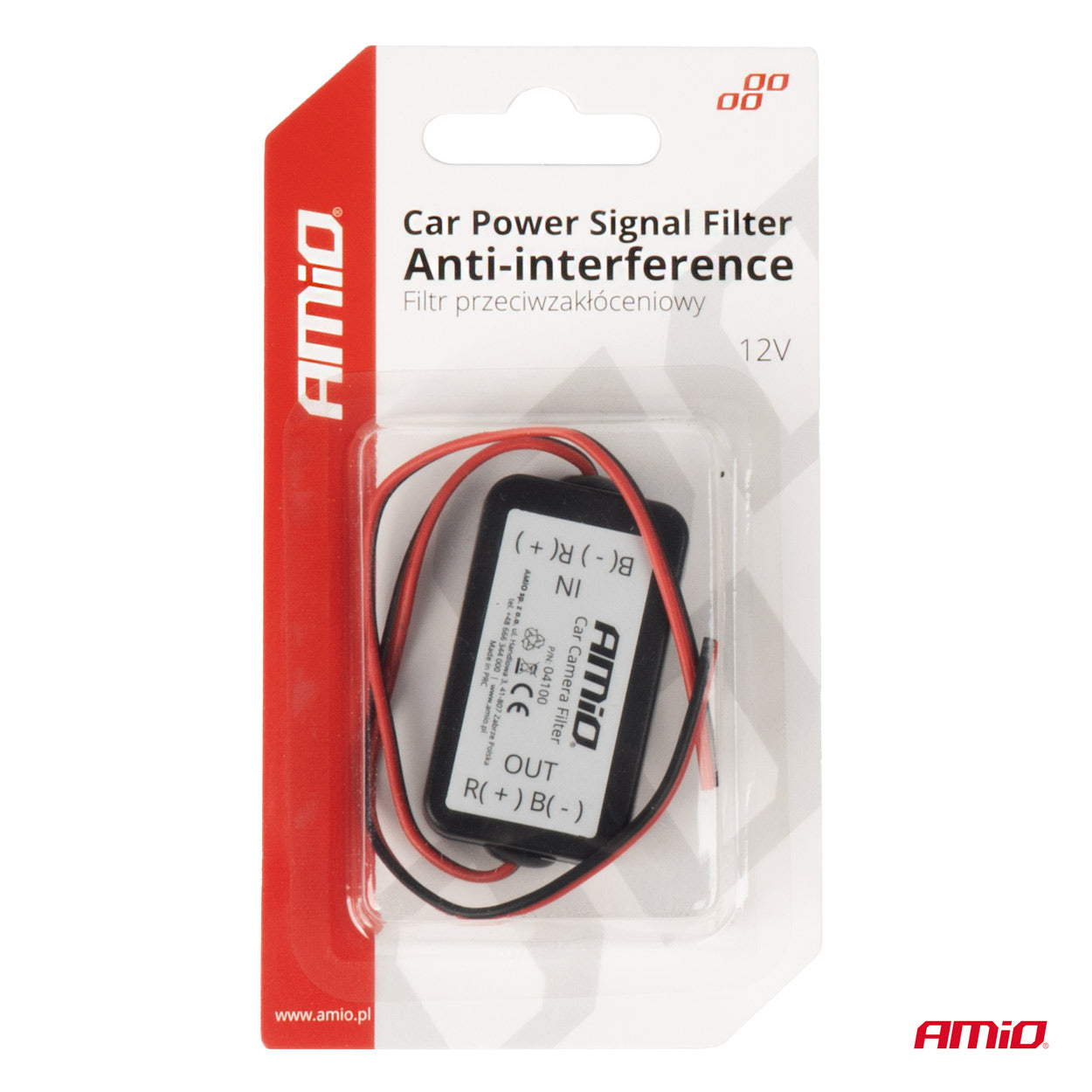Filter për sinjal dhe rrymë të veturës kundër interferencave 12V-2