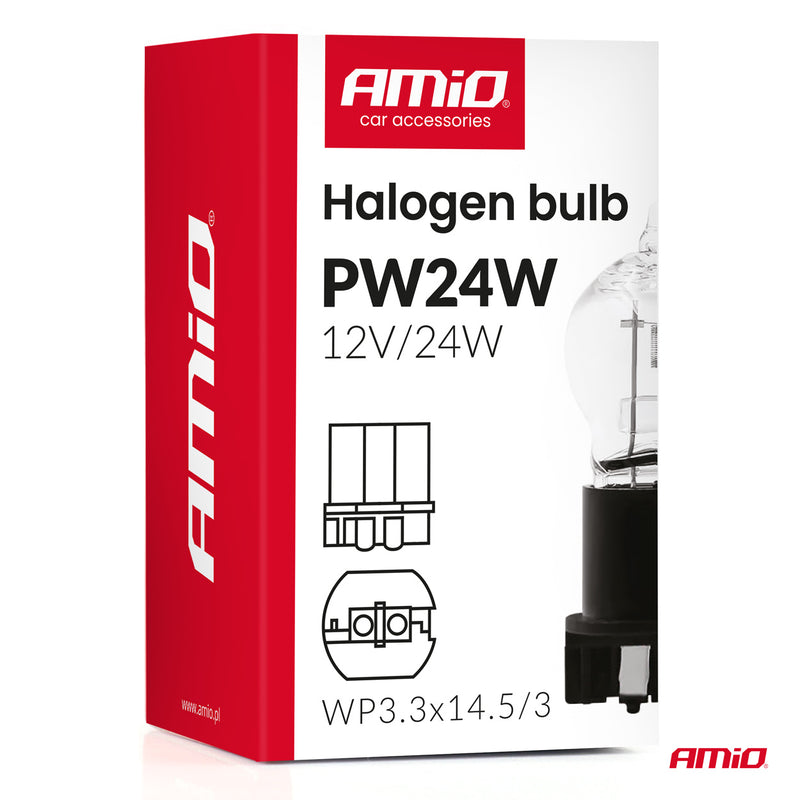 Dritë halogjene PW24W WP3.3x14.5-3 24W 12V-3