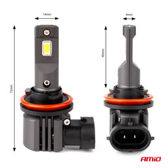 Drita LED të përparme Seria X4 AVIATOR H8/H9/H11/H16 6500K max 44W-3