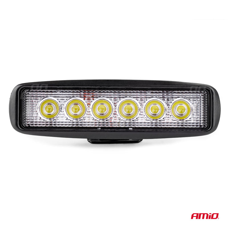 Dritë pune AWL01 me 6 LED, e sheshtë 9–60V-4