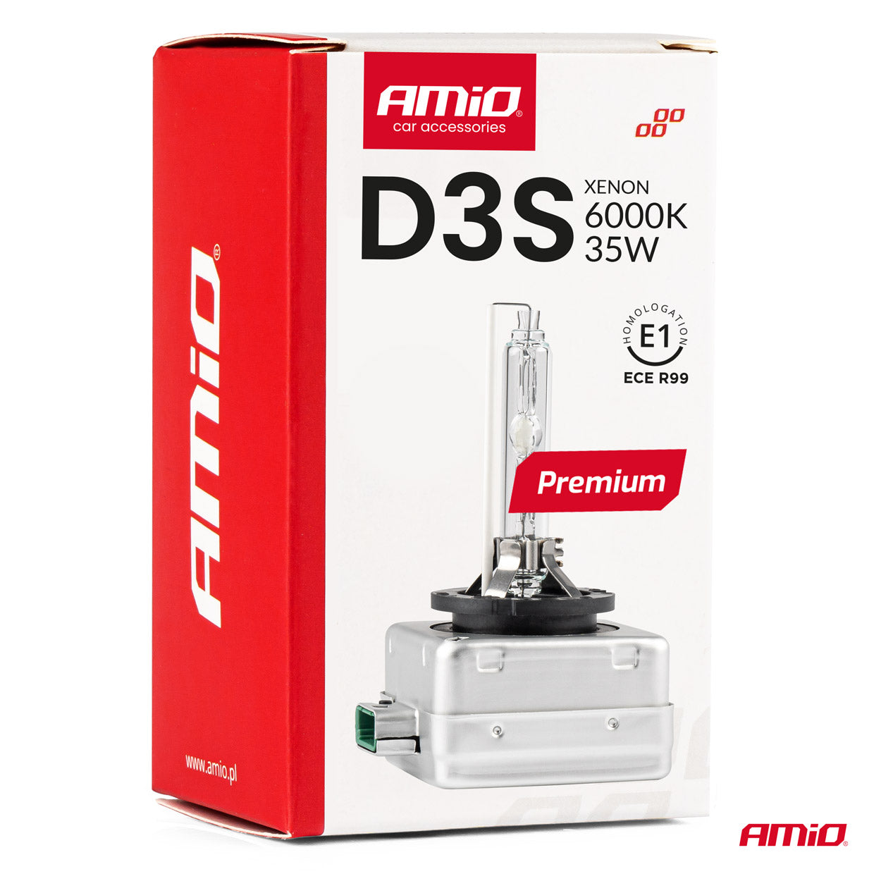 Poç Xenon D3S 6000K AMiO PREMIUM-3