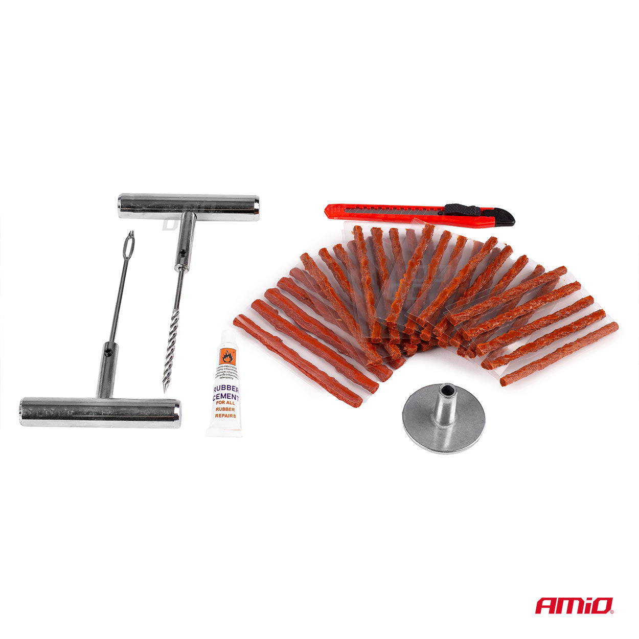 Set riparimi për goma pa tub, 36 copë