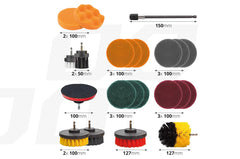 Set furçash për drill - 22 copë-3