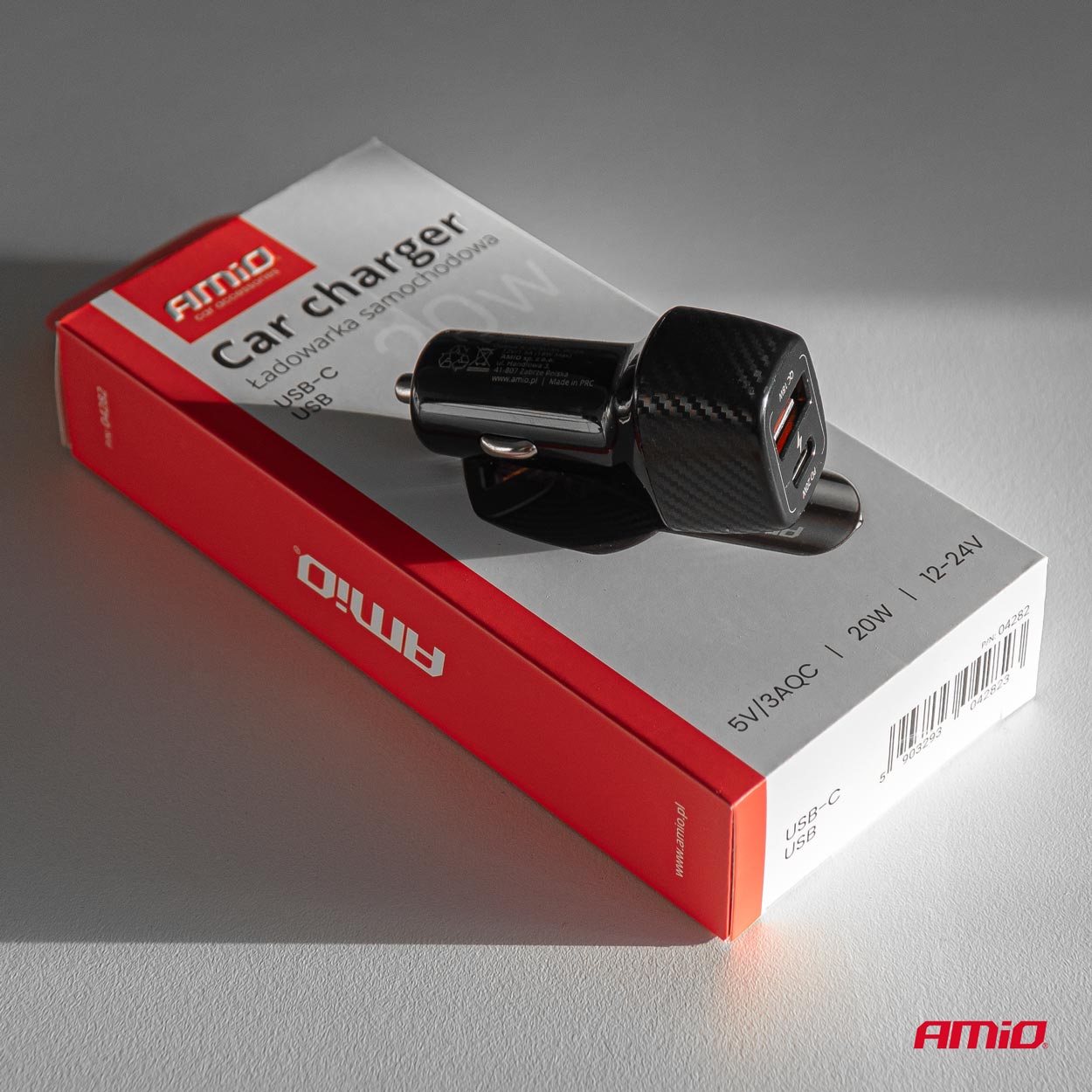 Karikues veture QC + PD 20W USB-A + USB-C-3