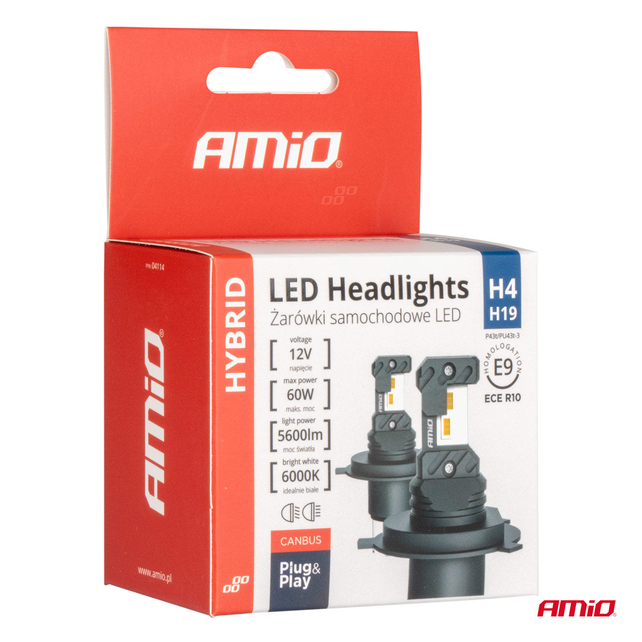 Fenerë LED Hybrid series H4 H19 6000K CANBUS 60W-4