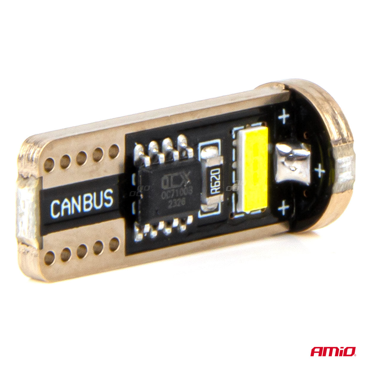 Drita LED CANBUS T10e W5W 3x2055 SMD të bardha 12V/24V-4
