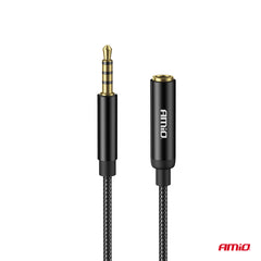 Kabllo vazhduese AUX Mini Jack 3.5mm mashkull në 3.5mm femër 2m-4