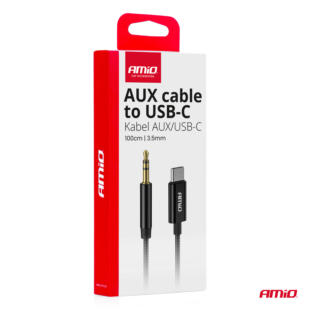 Kabllo USB-C në AUX Mini Jack 3.5mm 1m-4