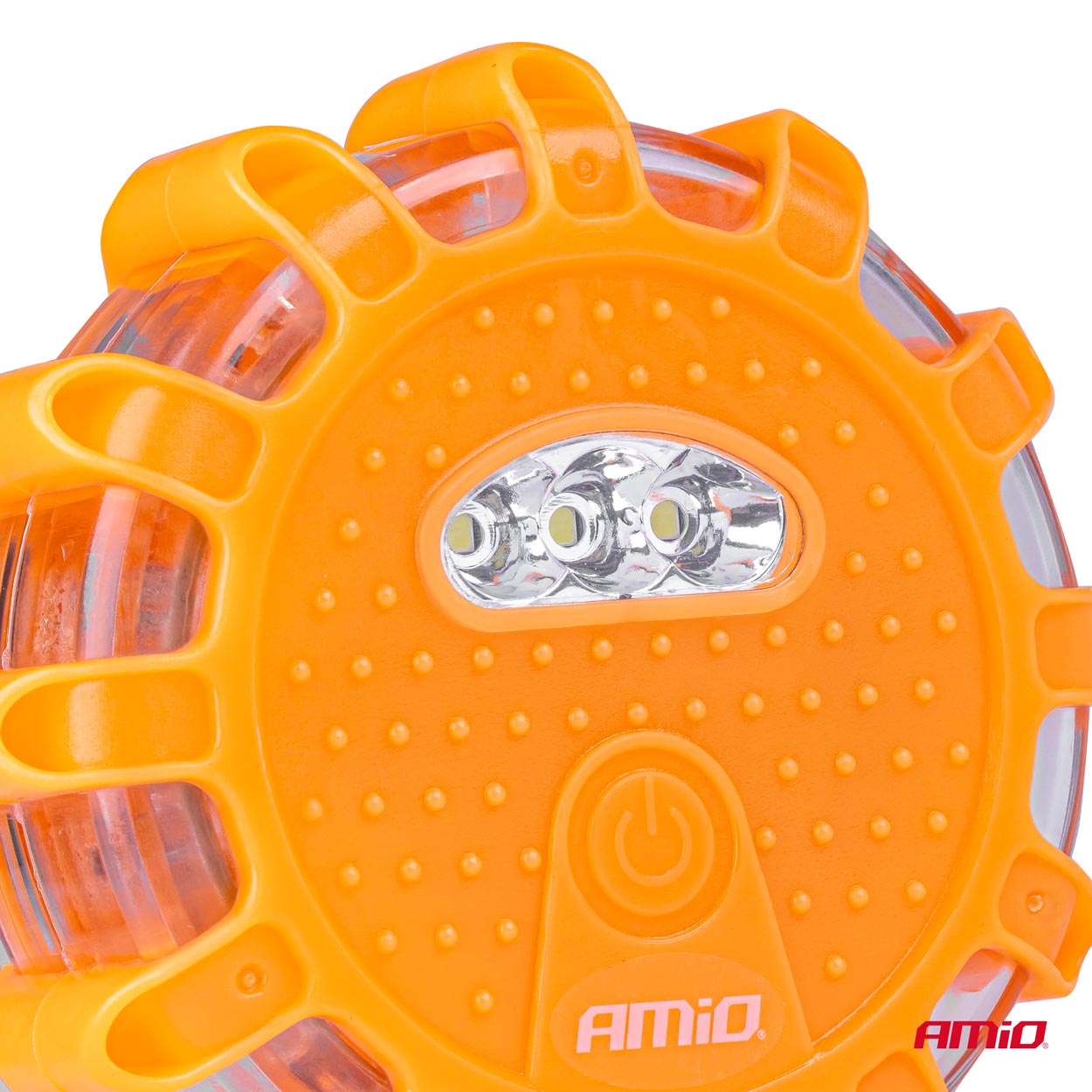 Dritë paralajmëruese portative LED për rrugë me funksion llambe dore, 3xAAA IP65 12SMD + 3SMD-4