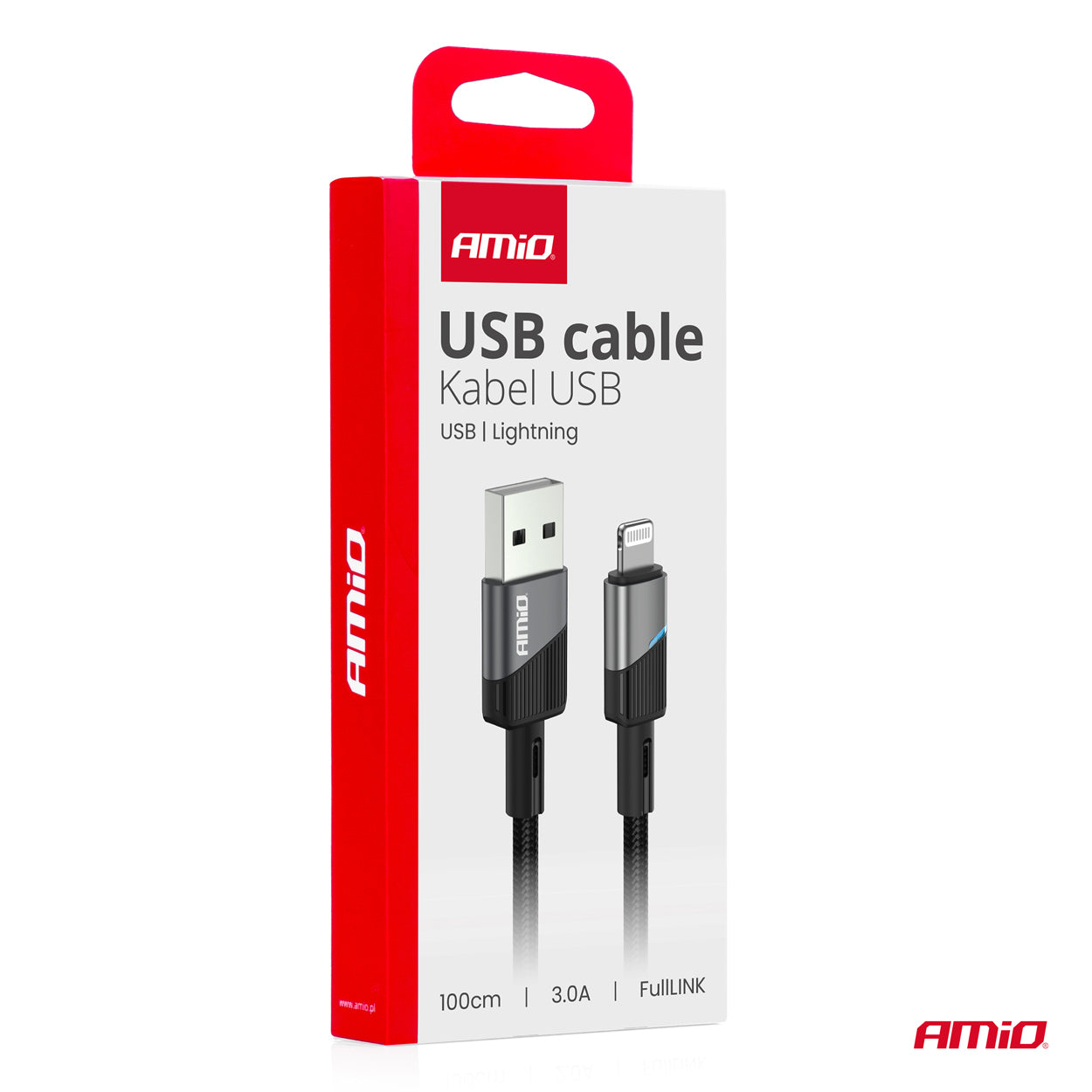 Kabllo USB në Lightning 3A 100 cm FullLINK-4