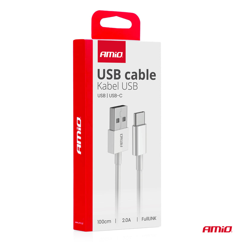 Kabllo USB në USB-C 2A 100 cm FullLINK-4