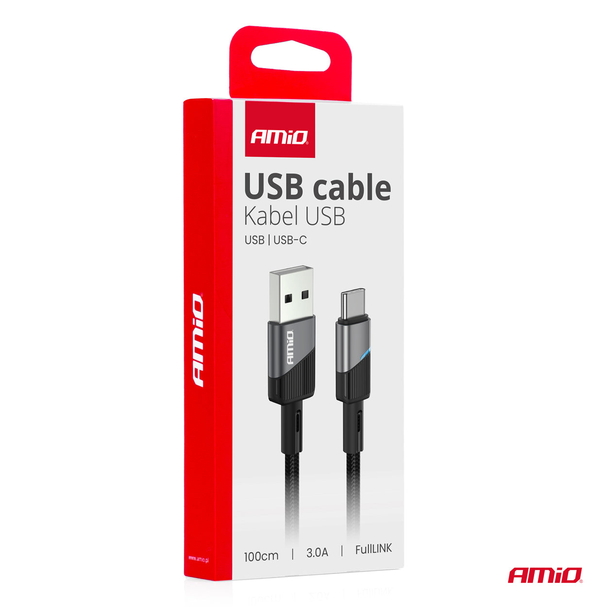 Kabllo USB në USB-C 3A 100 cm FullLINK-4