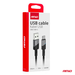 Kabllo USB në USB-C 3A 100 cm FullLINK-4