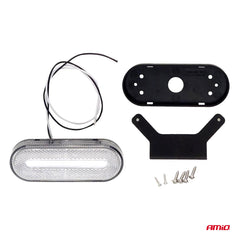 Dritë LED konturuese marker AMiO OM-01-W ovale, e bardhë-3