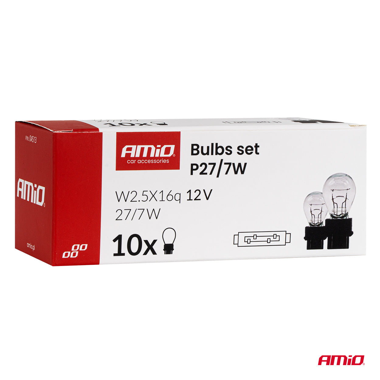 Dritë halogjene P27/7W 12V 27/7W W2.5X16q 10 copë-4
