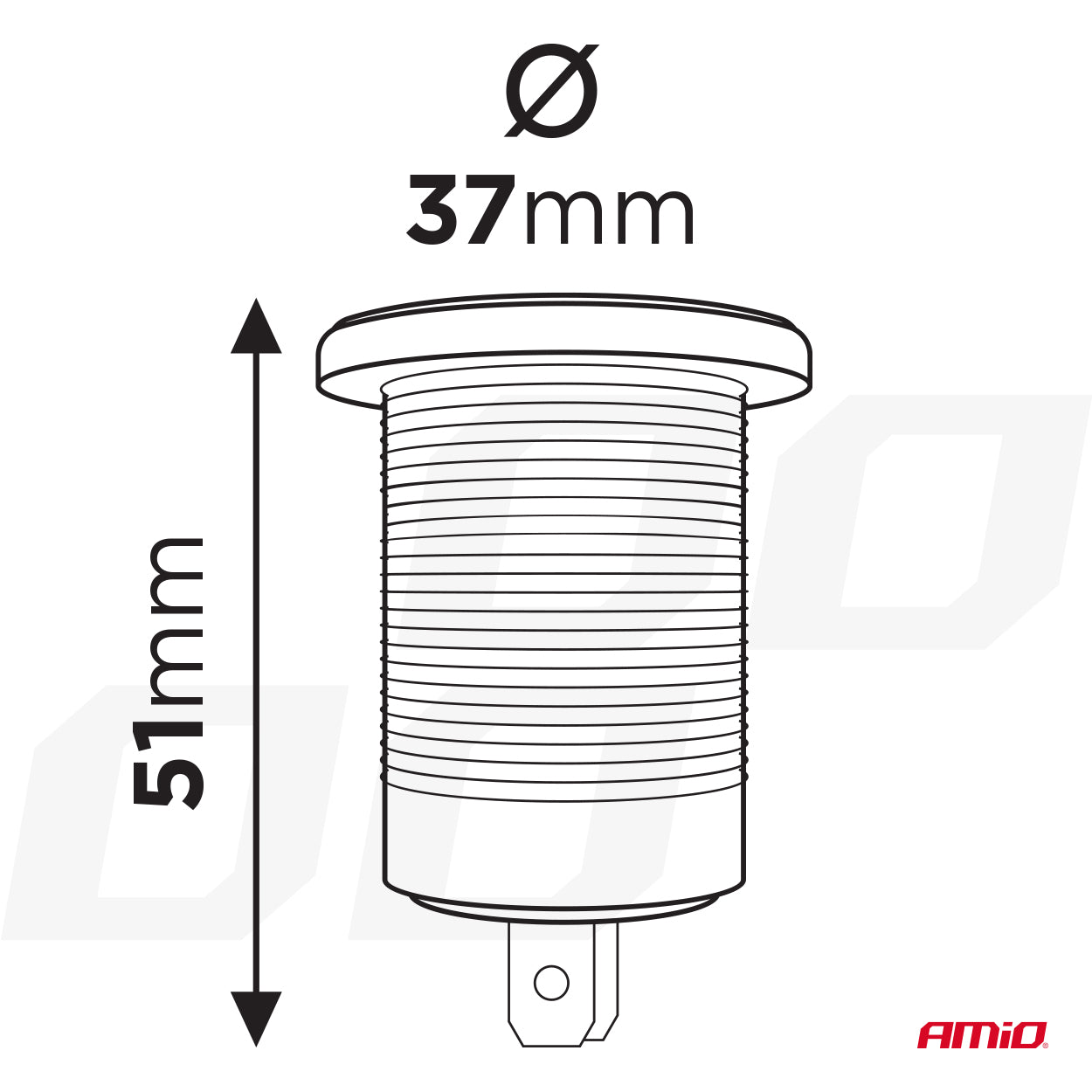 Karikues i papërshkueshëm nga uji për telefon me voltmetër digjital dhe 2x USB 12/24V-3