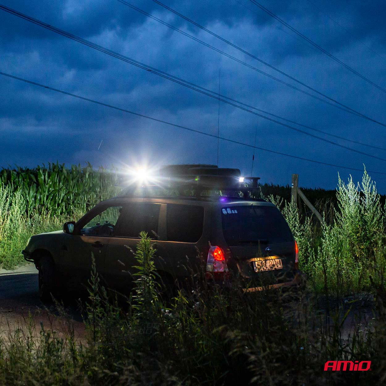 Dritë pune AWL17 me 6 LED, për përhapje drite (flood) 9–36V-4
