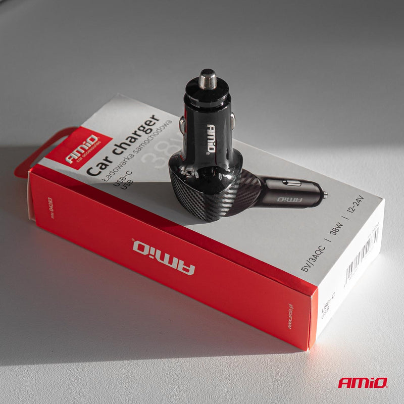 Karikues veture QC + PD 38W USB-A + USB-C-4