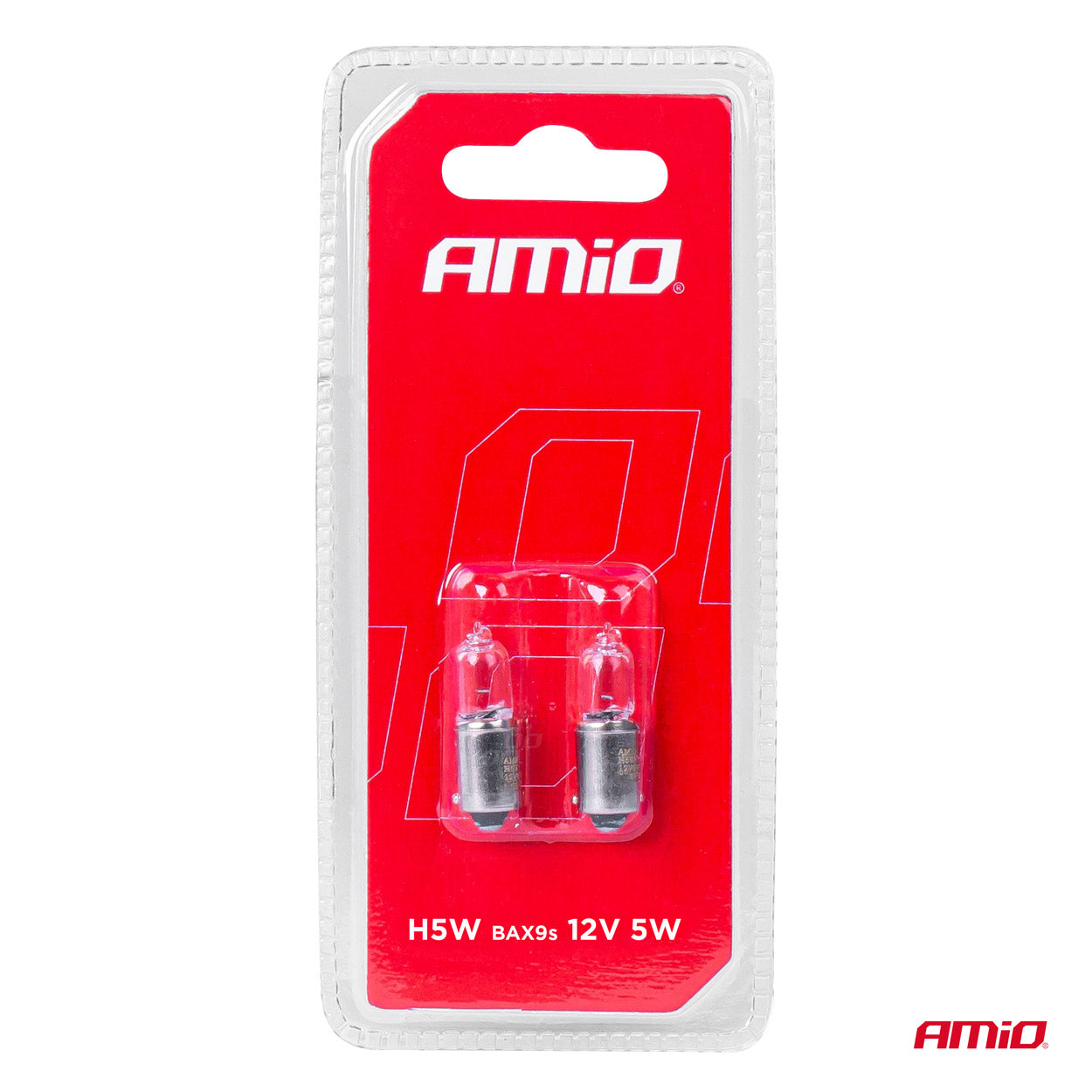 Llamba halogjene H5W 12V 5W BAX9S e bardhë 2 copë blister-4